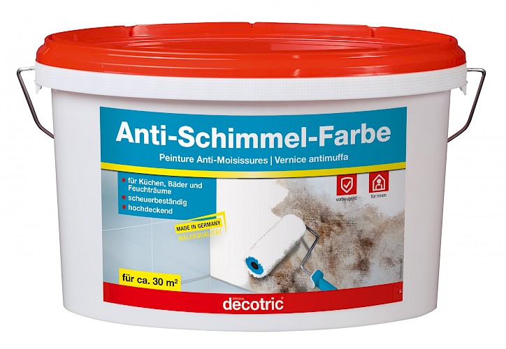 decotric - Anti-Schimmel-Farbe - 5 l